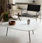 Nieuwe keramieken salontafel met stalen onderstel, Huis en Inrichting, 50 tot 75 cm, Overige materialen, Nieuw, Ophalen of Verzenden