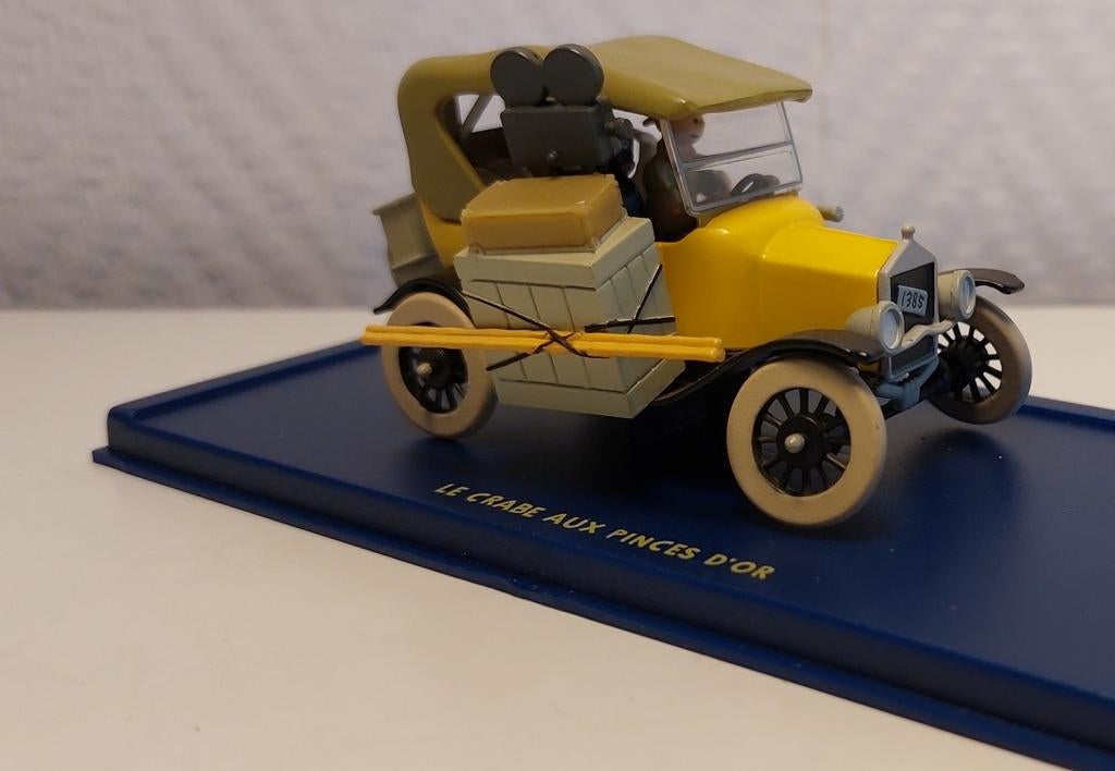 Voiture TINTIN Atlas 1/43 'La Ford T', Collections, Enlèvement, Tintin, Utilisé, Statue ou Figurine