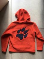 Jack Wolfskin oranje trui met kap en zakken mt 152, Ophalen of Verzenden