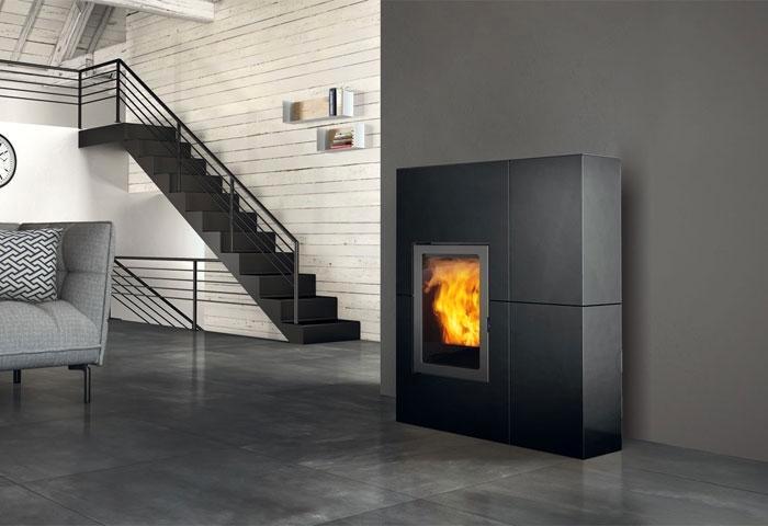 Pelletkachel, houtkachel, pellets, en inbouw, Maison & Meubles, Accessoires pour la Maison | Autre, Neuf, Autres matériaux, Multicolore