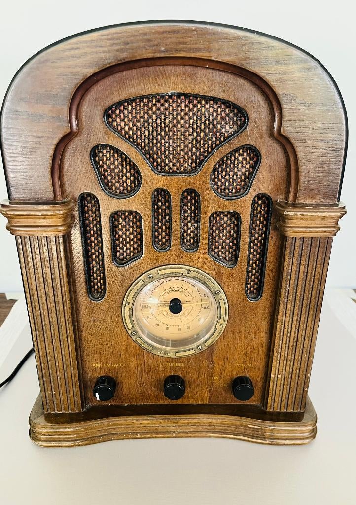 Werkende retro radio Soundmaster LW-736 – vintage look, Ophalen of Verzenden, Gebruikt, Radio