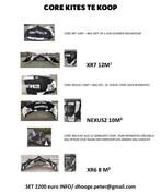 CERFS-VOLANTS CORE XR7 12M² XR6 8M² NEXUS2 10M², Enlèvement, Comme neuf, Kite