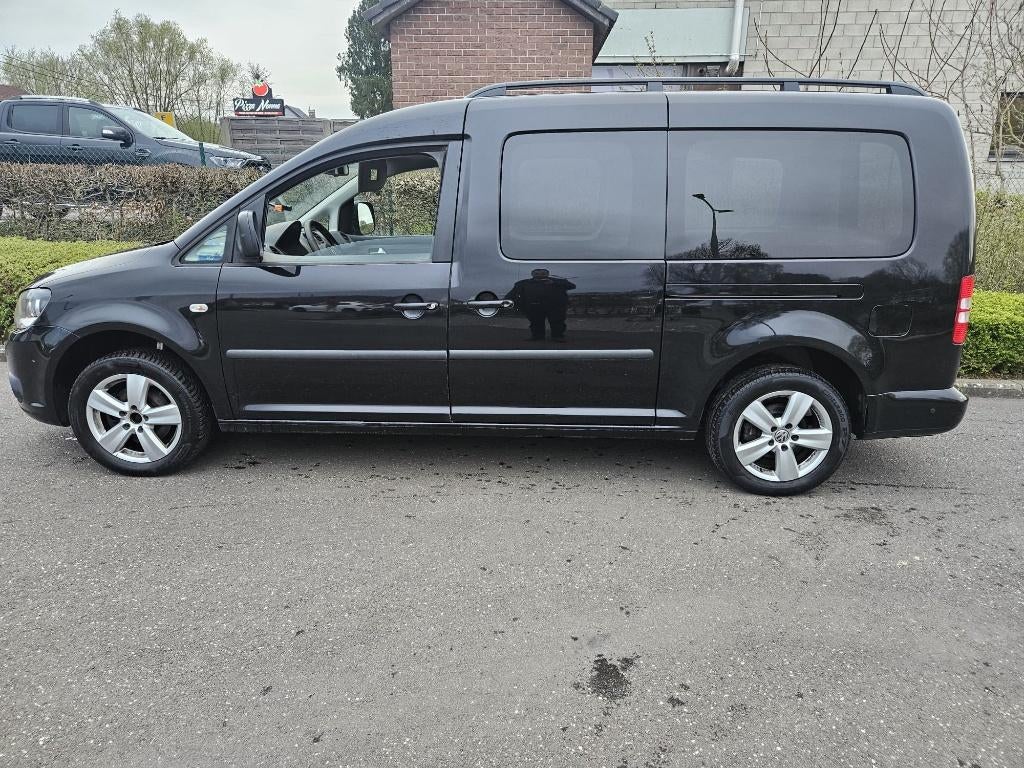 Volkswagen Caddy Double Cabine 1.6 TDi ❗PROBLEME D'INJECTEUR, Autos, Volkswagen, Achat, Entreprise, Boîte manuelle, Noir