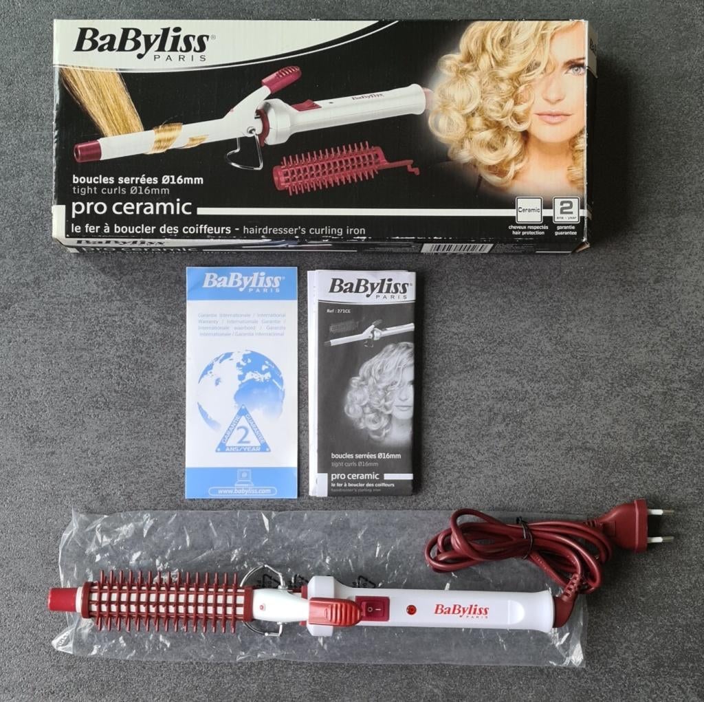 Nieuw: Babyliss krultang-stijltang, Bijoux, Sacs & Beauté, Beauté | Soins des cheveux, Enlèvement ou Envoi, Neuf, Fer à friser ou Lisseur