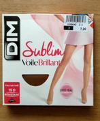 Collants DIM Sublim Voile Brillant Gazelle T2, Neuf, Enlèvement ou Envoi, Taille 40/42 (M), Beige