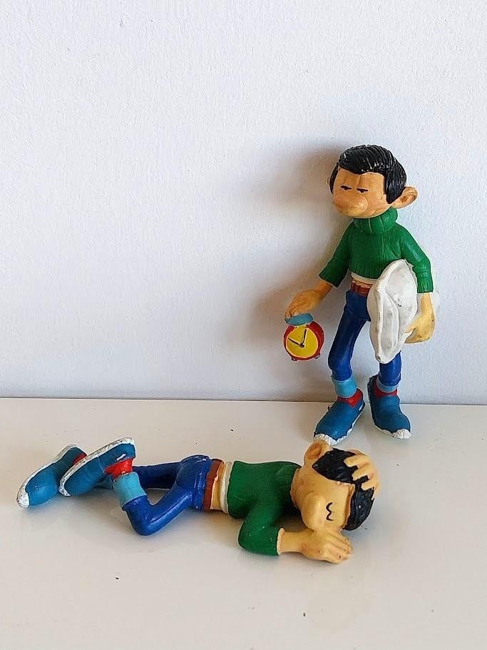 2 Gaston LAGAFFE en latex, Collections, Enlèvement ou Envoi