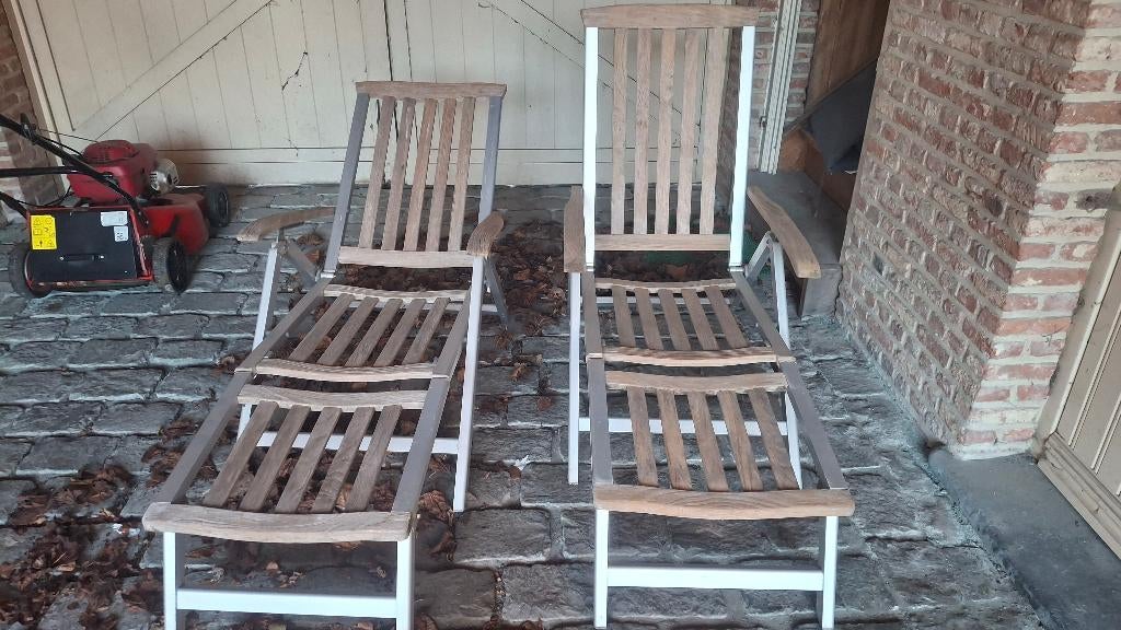 Ligstoel, Tuin en Terras, Ligbedden, Ophalen, Aluminium