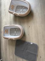 2x 3 delige kattenbak Furba Chic + matje, Ophalen of Verzenden, Gebruikt, Open