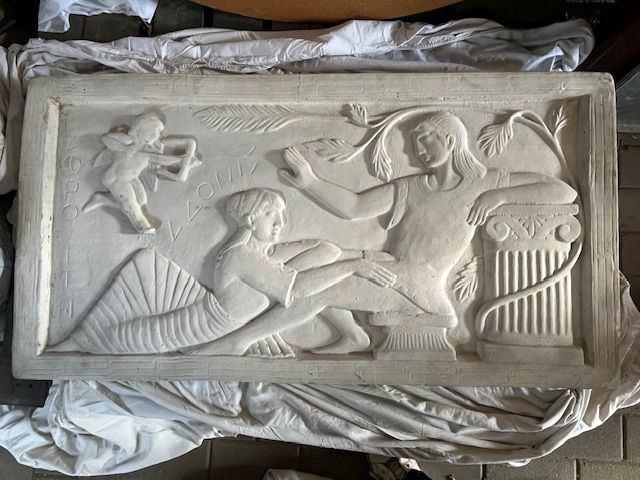 Groot klassiek wandreliëf, Antiek en Kunst, Curiosa en Brocante, Ophalen