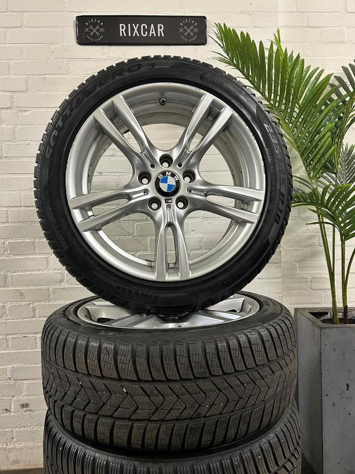 Originele BMW Velgenset 400M 18INCH + Winterbanden + TPMS Se, Autos : Pièces & Accessoires, Pneus & Jantes, Pneus et Jantes, Pneus hiver