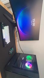 Gaming Setup, RTX Gaming Pc, Msi curved monitor + KBM 60%, Games en Spelcomputers, Games | Pc, Ophalen of Verzenden, Zo goed als nieuw