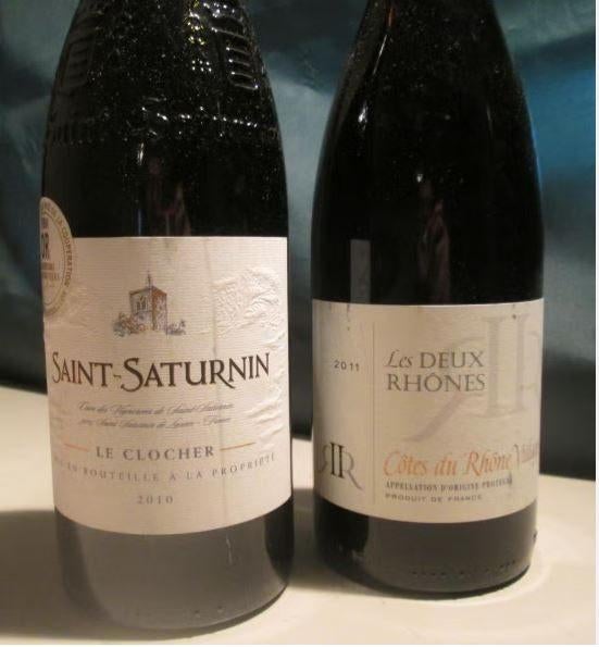 2 vins rouges français de 2010 et 2011, Collections, Vins, Enlèvement ou Envoi, Pleine, Vin rouge, France