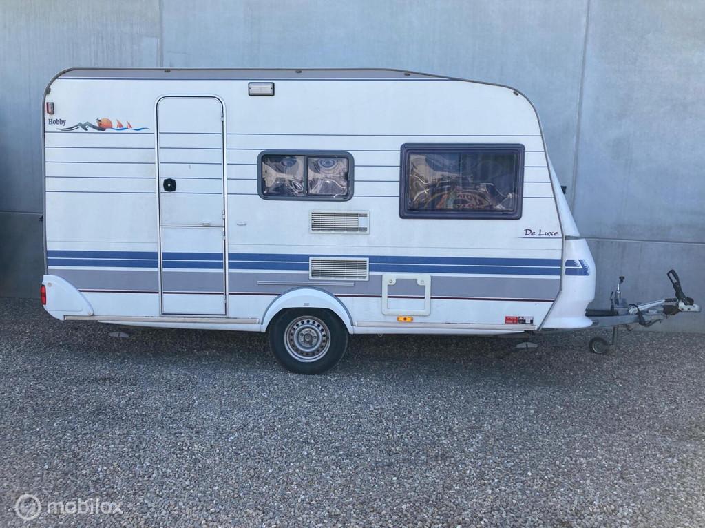 Hobby 400 De Luxe met Luifel, Caravanes & Camping, Caravanes, Chateau, Hobby, 750 - 1000 kg, Particulier
