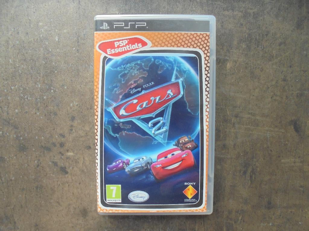 Disney Cars 2 voor PSP (zie foto's), Enlèvement ou Envoi, 1 joueur, À partir de 7 ans, Course et Pilotage