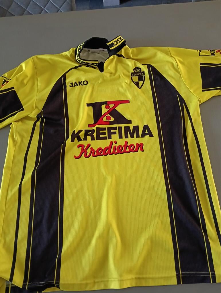 Voetbal shirt SK Lierse 1999-2000, Maat XL, Ophalen of Verzenden, Zo goed als nieuw, Shirt