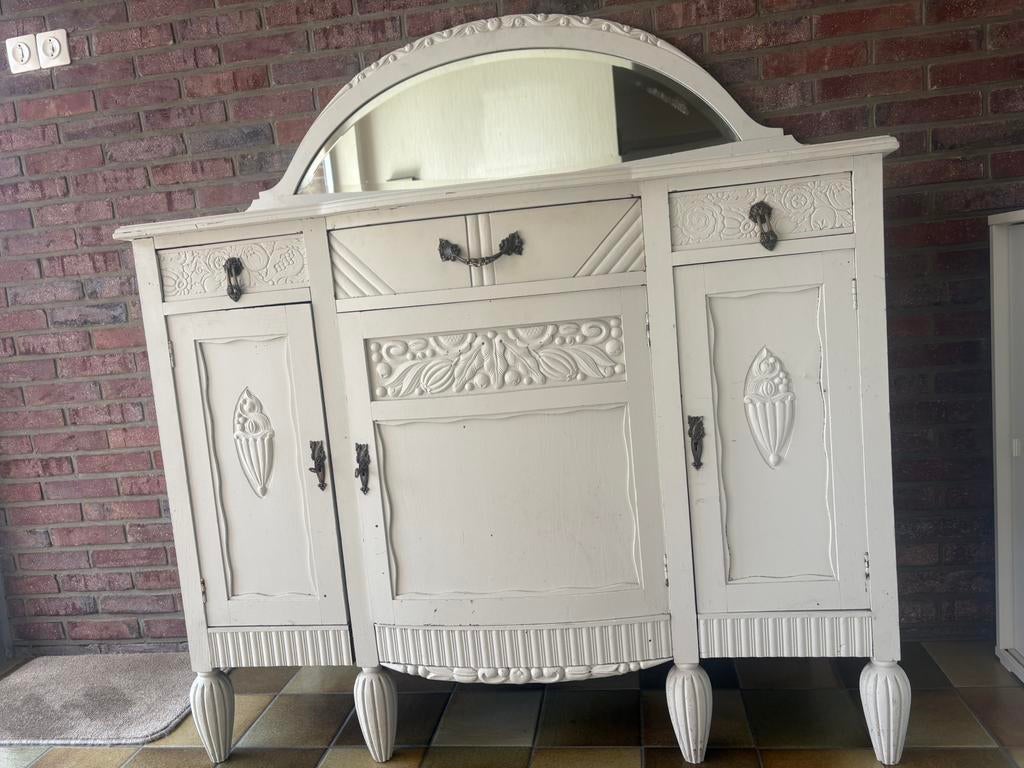 Antiek/landelijk dressoirkastje, Huis en Inrichting, Kasten | Dressoirs, Ophalen, Gebruikt, Antiek/landelijk, 25 tot 50 cm