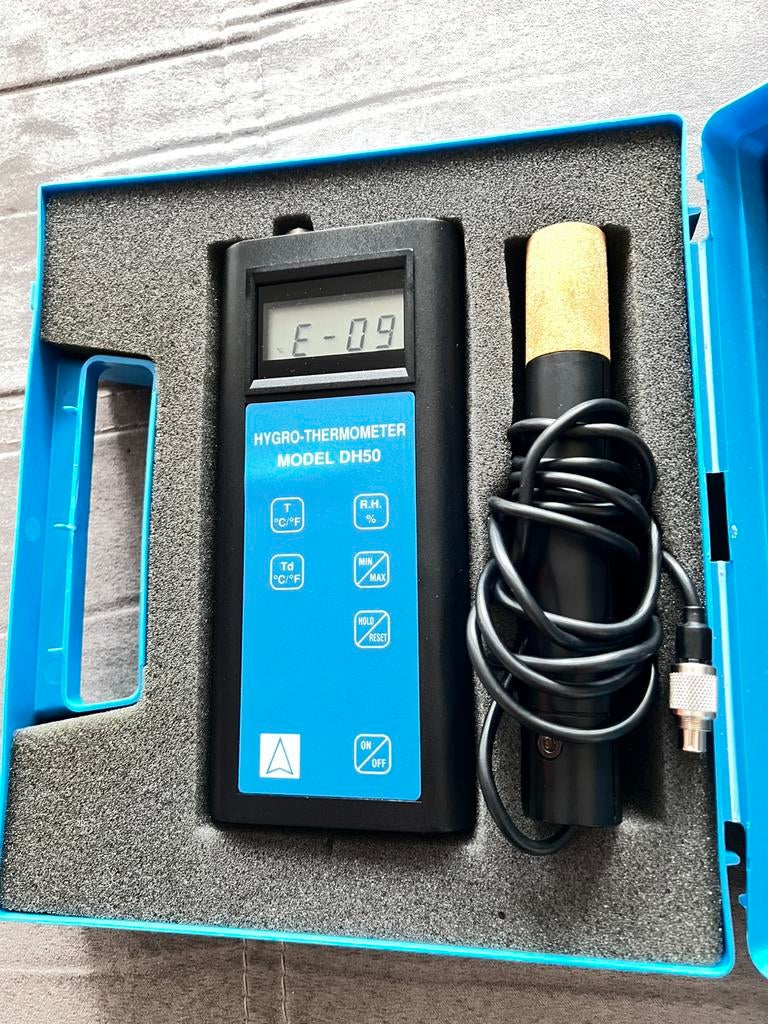 Hygro-Thermometer Model DH50 - Vocht- en temperatuurmeter, Verzenden, Zo goed als nieuw, Temperatuur