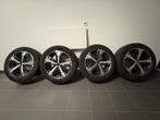 Set winterbanden op aluminium velgen Peugeot 5008, Auto-onderdelen, Banden en Velgen, Ophalen, 18 inch, Gebruikt, Velg(en)