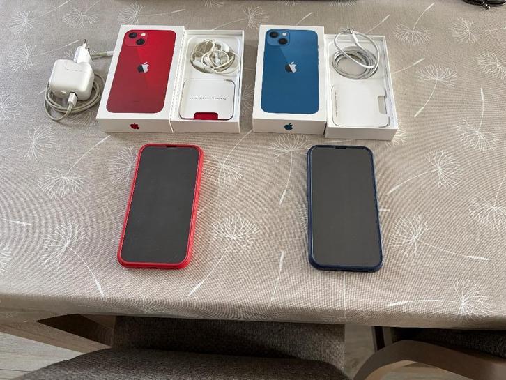 iPhone 13, Telecommunicatie, Mobiele telefoons | Apple iPhone, Zo goed als nieuw, 128 GB, Zonder abonnement, Zonder simlock, iPhone 13