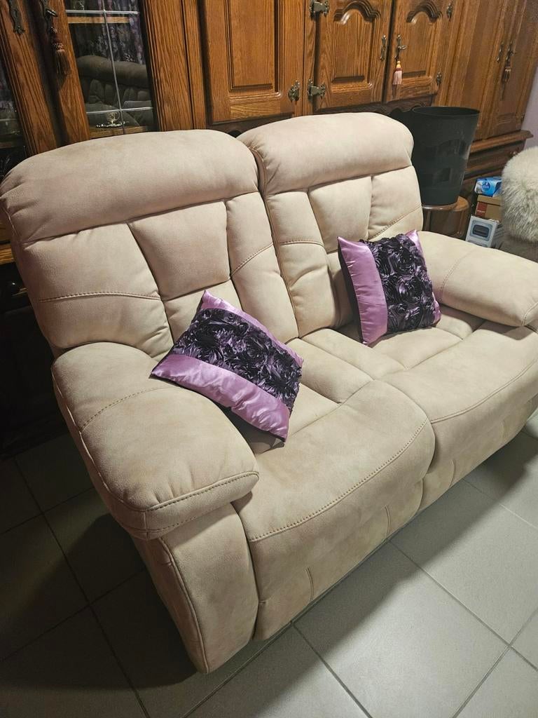 Salon avec sièges relax 3 et 2 places en très bon état, Maison & Meubles, Canapés | Coins salons complets, Enlèvement