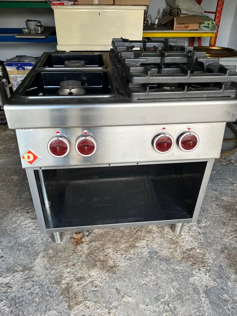 Cuisinière à gaz Professional Diamond, Enlèvement, Comme neuf, Gaz