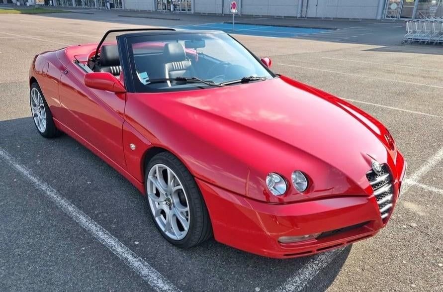 Alfa Romeo Spider V6 Busso 1996 Oldtimer - Collection, Autos, Achat, Boîte manuelle, Spider, Noir