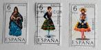 Spaanse postzegels / klederdracht, Ophalen, Gestempeld