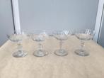 Vintage Champagne glazen coupes, Ophalen of Verzenden, Zo goed als nieuw, Overige typen