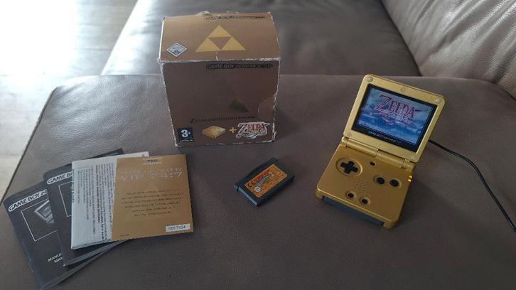 Game Boy Advance SP Zelda Limited Edition+Donkey Kong 2+doos, Consoles de jeu & Jeux vidéo, Jeux | Nintendo Game Boy, Comme neuf