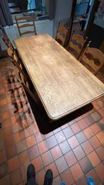 Eetplaats tafel, Huis en Inrichting, Tafels | Eettafels, Ophalen, Gebruikt, Rustiek, Eikenhout