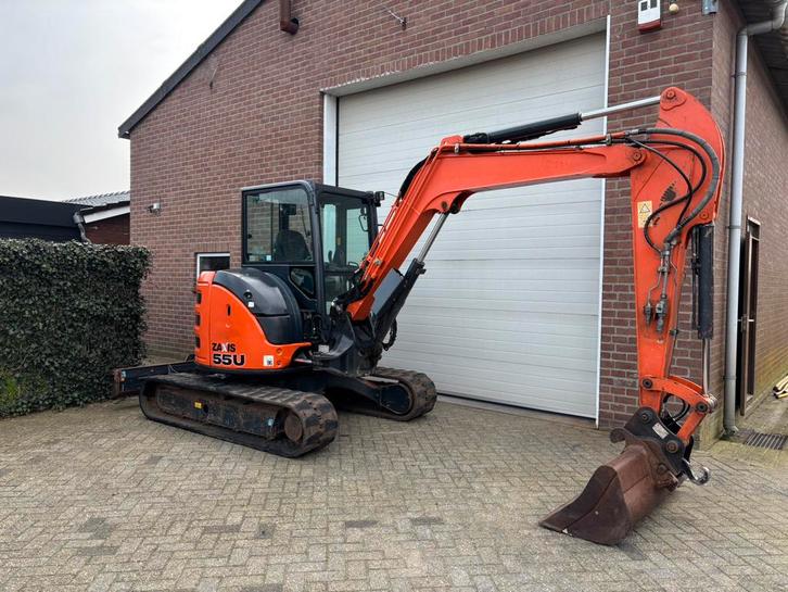 Hitachi ZX55U-5a minigraver graafmachine (2014), Articles professionnels, Machines & Construction | Jardin, Parc & Sylviculture