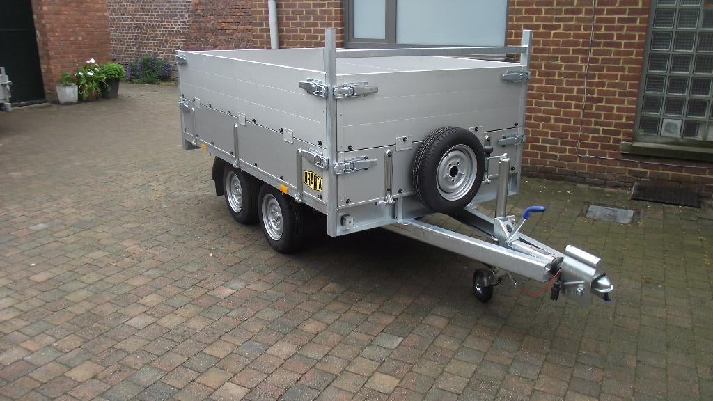 Plateau aanhangwagens, nieuw, ongeremd en geremd, 9300 Aalst, Ophalen
