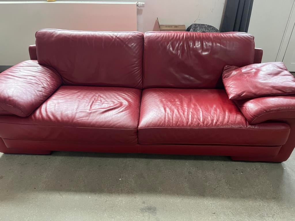 Natuzzi 3 zit, Ophalen, Gebruikt