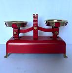 oud speelgoed, weegschaal, blik, koperen bakjes, Jouet, Antiek en Kunst, Ophalen of Verzenden