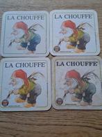 4 viltjes la chouffe recto-verso, Ophalen of Verzenden, Viltje(s)