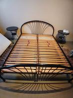 Lit + sommier (sans Matelas), Maison & Meubles, Chambre à coucher | Lits, 210 cm, Comme neuf, Enlèvement, Métal