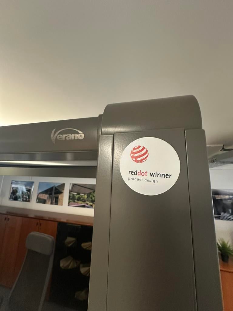 Terasoverkapping zonnewering, Tuin en Terras, Zonneschermen, Zo goed als nieuw, Ophalen