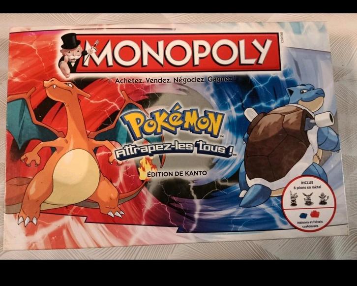 Monopoly Pokémon Kanto VF Complet 6 Pions Métal Hasbro Jeu d, Hobby & Loisirs créatifs, Jeux de société | Jeux de plateau, Enlèvement ou Envoi