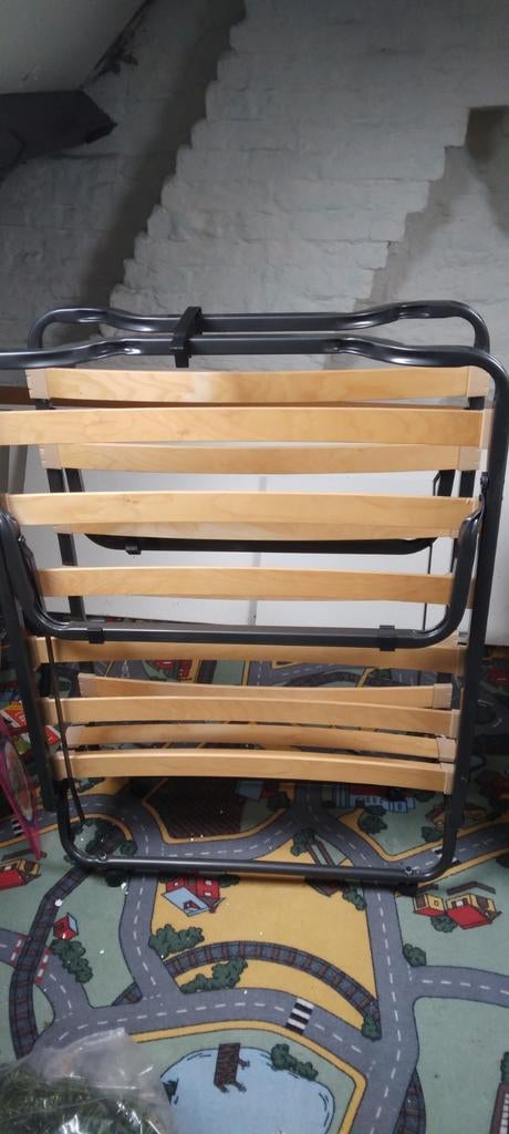 opklapbed, Huis en Inrichting, Ophalen, Hout