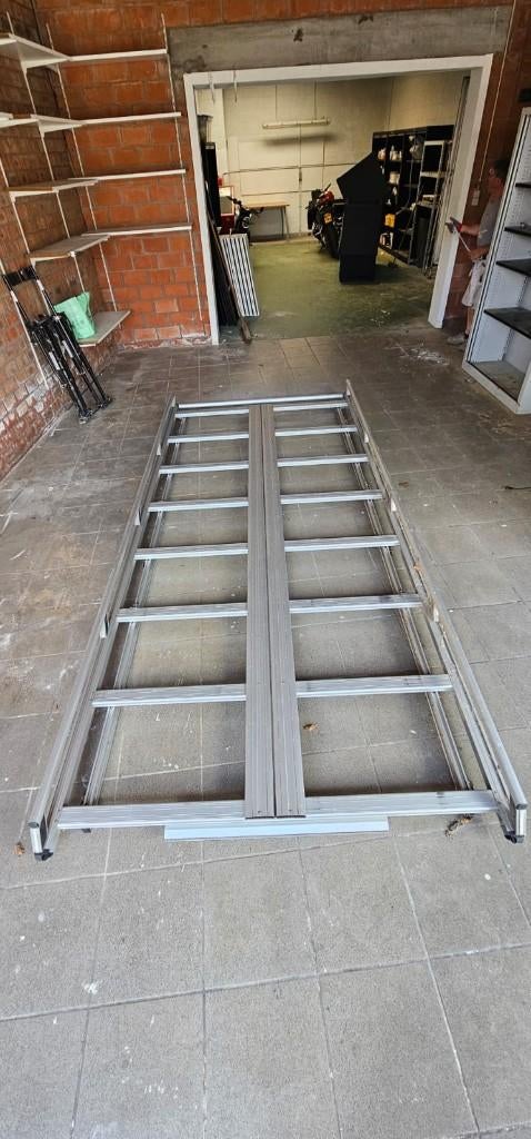 Aluminium Imperiaal (L3) + 2x Rhino SafeClamp – Complete Set, Ophalen, Zo goed als nieuw