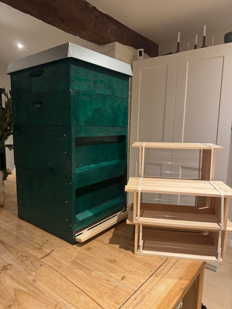 Spaarkast + Carnica bijen, Ophalen, Zo goed als nieuw