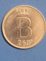 Belgische muntenverzameling 250frc 1976, Postzegels en Munten, Verzenden, Zilver, Losse munt, Zilver