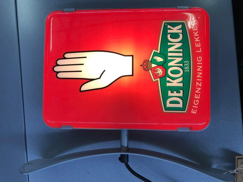 Lichtreclame De Koninck, Verzamelen, Biermerken, Ophalen, De Koninck