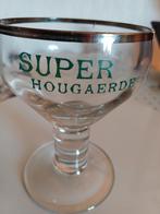 Oud bierglas super hougaerde met zilveren rand, Verzamelen, Ophalen, Bierglas
