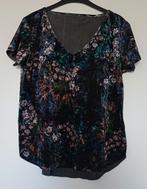 zwart tshirt met bloemen, Kleding | Dames, T-shirts, ANDERE, Verzenden, Zwart, Maat 42/44 (L)