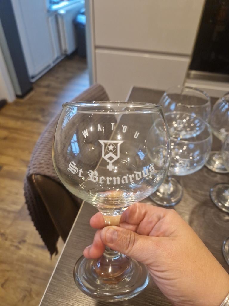 Verres a bières watou st bernardus, Collections, Enlèvement ou Envoi