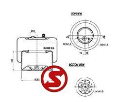 Occ Luchtbalg Airtech 34183, Gebruikt, Mercedes-Benz, Overige Auto-onderdelen