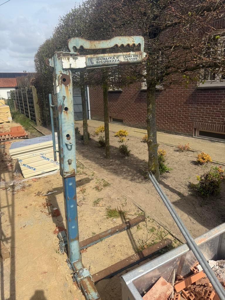 Pallet haak, Ophalen, Gebruikt