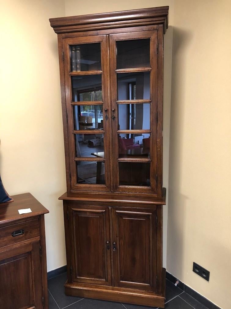 SMALLE VITRINEKAST BOEKENKAST Eichholtz kast Narrow Flamant, Huis en Inrichting, Kasten | Buffetkasten, Gebruikt, 200 cm of meer