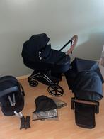 Poussette 3 en 1 Cybex Priam Sepia Black/Sepia Black, Enfants & Bébés, Enlèvement, Poussette